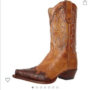 Tony Lama brown cowboy boots 6.5